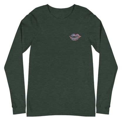 Embroidered  Unisex Long Sleeve Tee